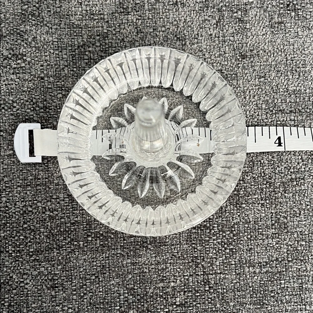 Vintage Hat Style Glass Jewelry and Ring Holder